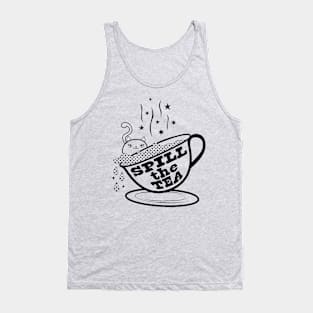 Kitty Spill the Tea Tank Top